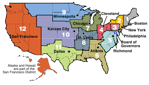 Fed District Map