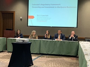 Schafer on marijuana banking panel