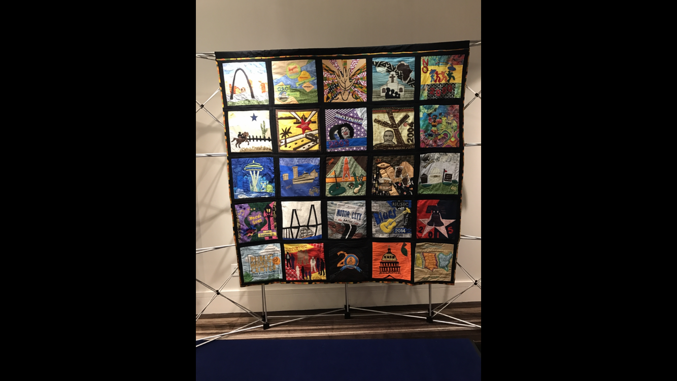 AACUC, 20th Anniversary, Quilt, Art