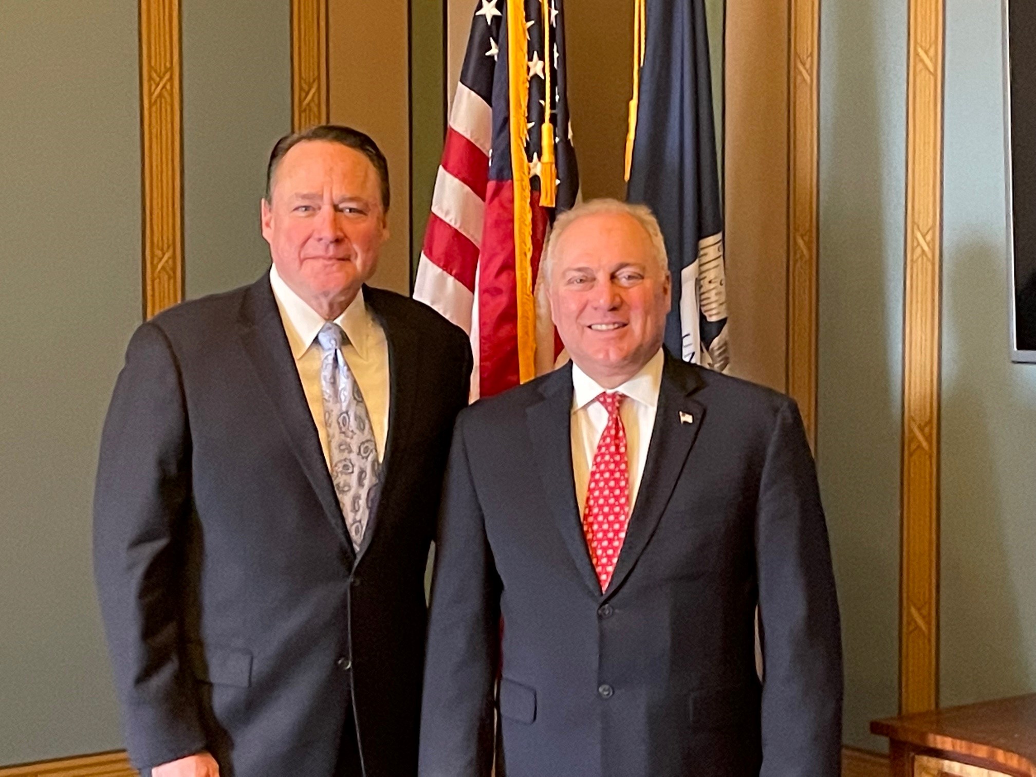 NAFCU's Berger with Rep. Scalise