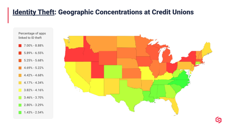 Geographic Concentrations of Identity Theft at Credit Unions