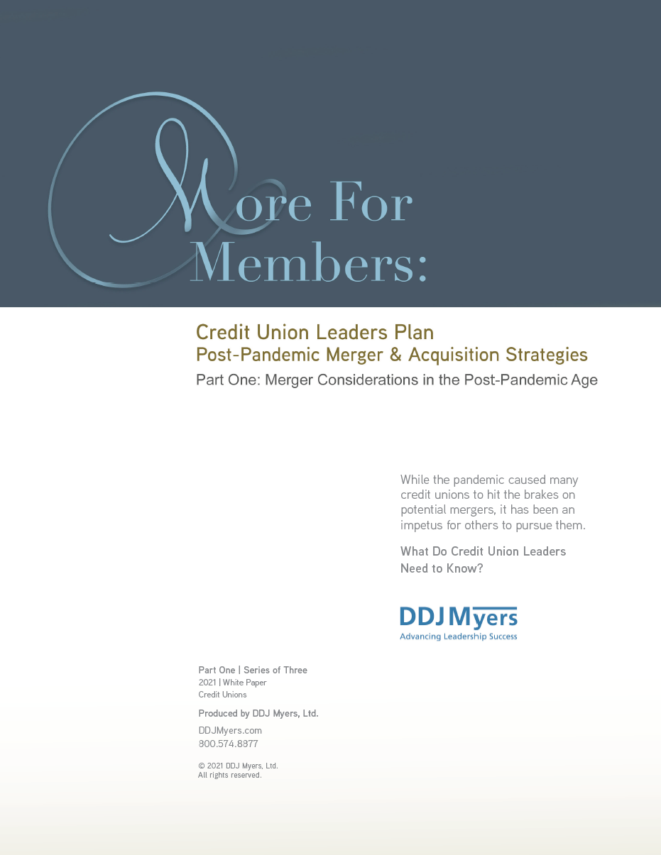 Credit Union Leaders Plan Post-Pandemic Merger & Acquisition Strategies