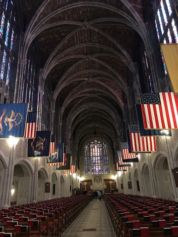 The Cadet Chapel at West Point.