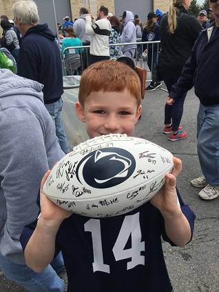 Briggs at a Penn State game.