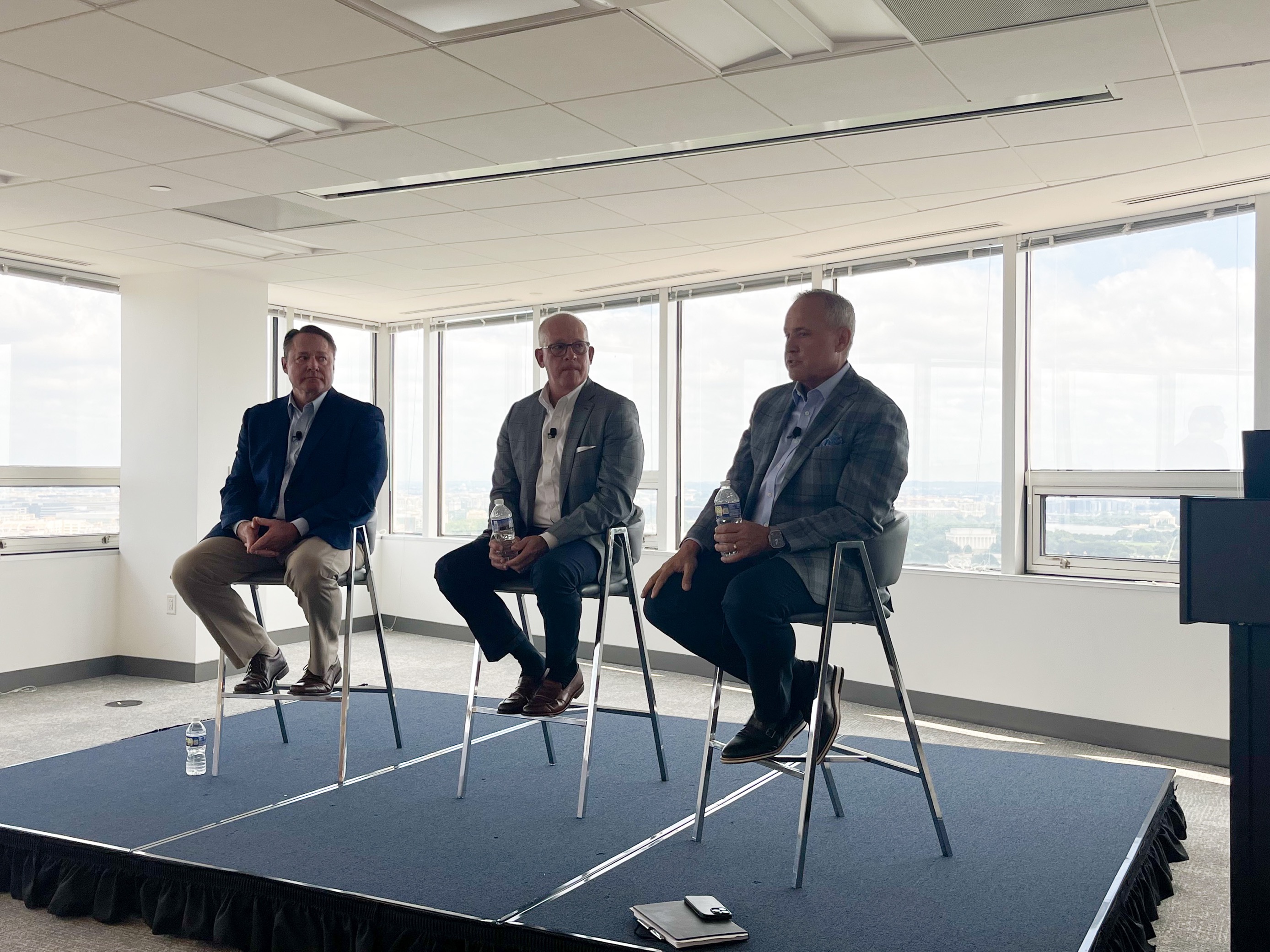 Berger, Schools, Nussle at NAFCU All-Staff meeting