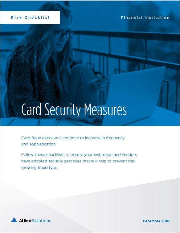 Risk Checklist: Card Security Measures