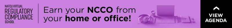 NAFCU 2020 - Virtual Regulatory Compliance School - Banner