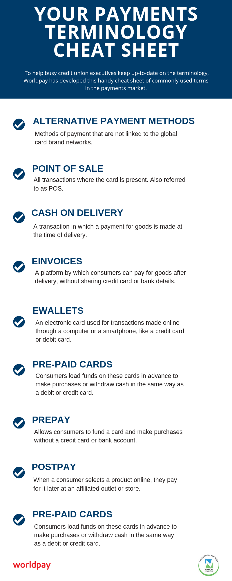 Infographic: Your Payments Terminology Cheat Sheet