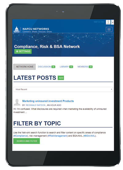 NAFCU Compliance, Risk & BSA Network