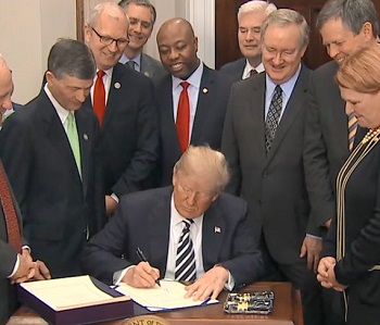 Trump signing bill