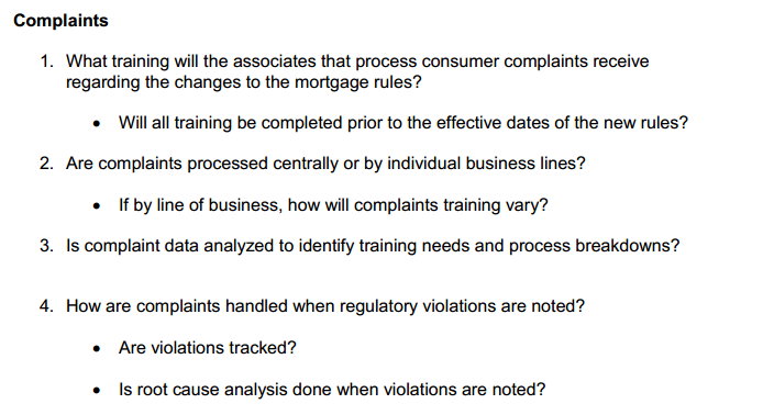 CFPB Readiness Guide - Complaints