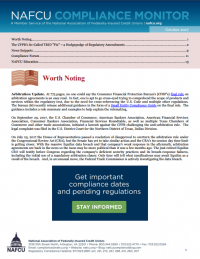 NAFCU Compliance Monitor